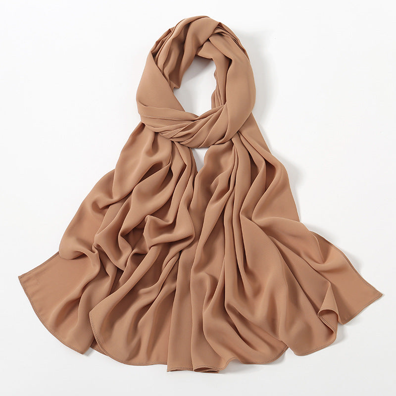Corner Cathetus All-match Chiffon Headcloth Limorista