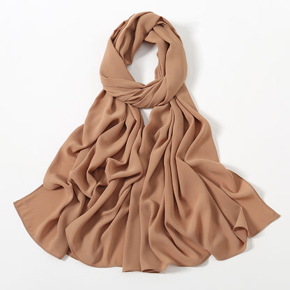Corner Cathetus All-match Chiffon Headcloth Limorista