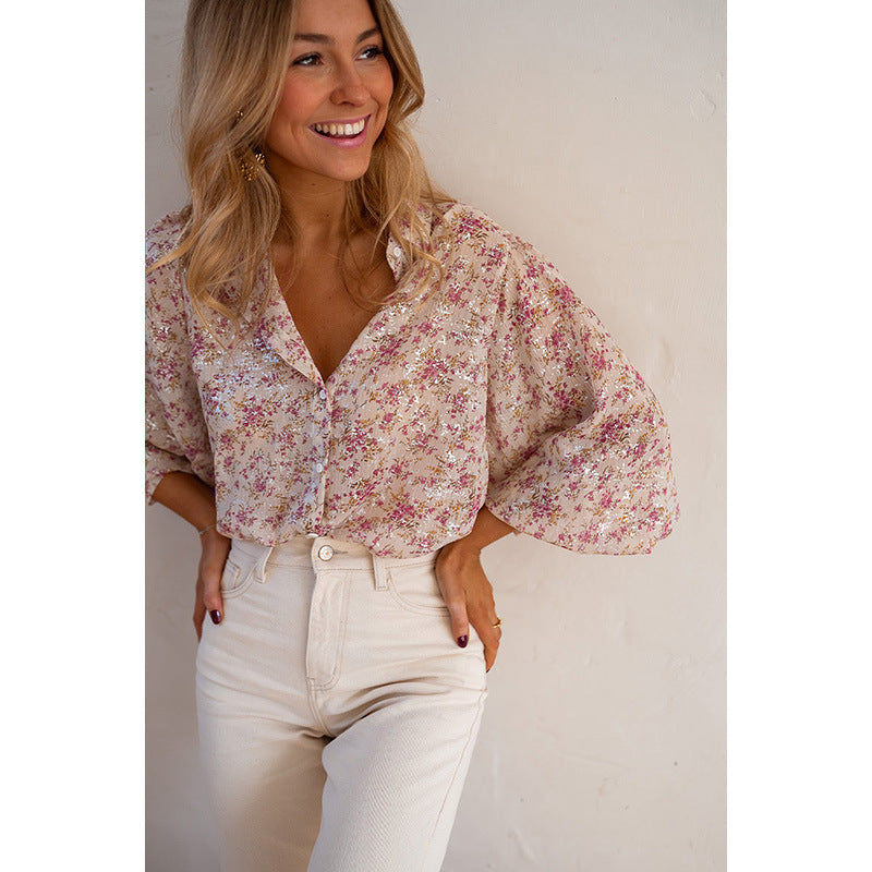 Fashion Single Row Multi-buckle Shirt For Women Limorista