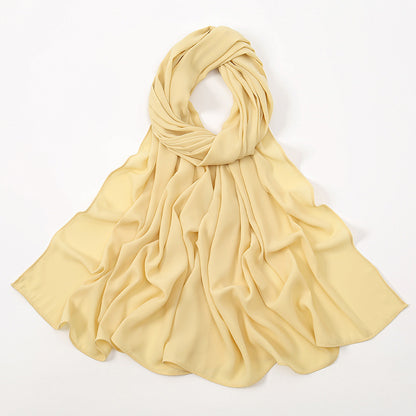 Corner Cathetus All-match Chiffon Headcloth Limorista