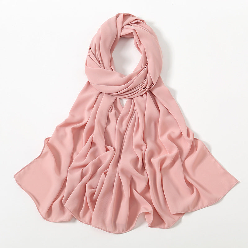 Corner Cathetus All-match Chiffon Headcloth Limorista