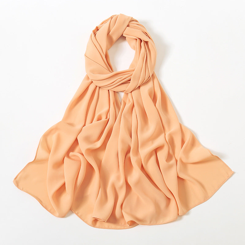Corner Cathetus All-match Chiffon Headcloth Limorista