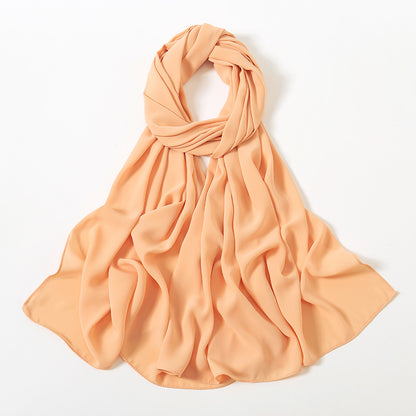 Corner Cathetus All-match Chiffon Headcloth Limorista