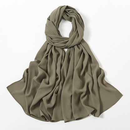 Corner Cathetus All-match Chiffon Headcloth Limorista