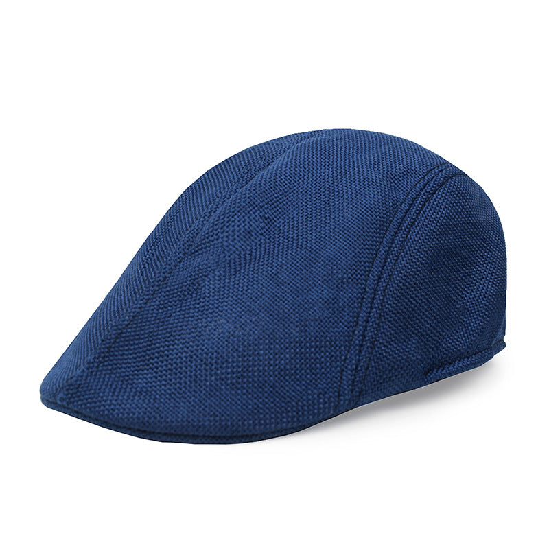 Cotton And Linen Beret Men&