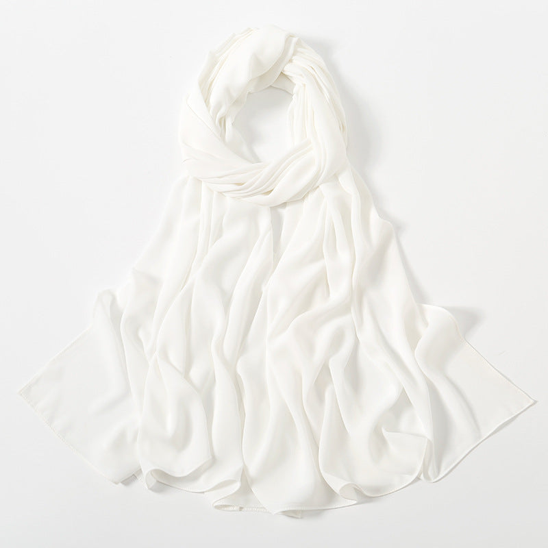 Corner Cathetus All-match Chiffon Headcloth Limorista