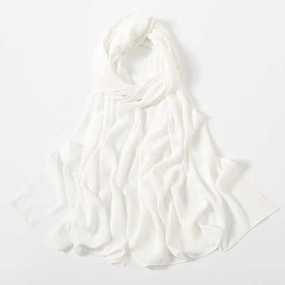 Corner Cathetus All-match Chiffon Headcloth Limorista