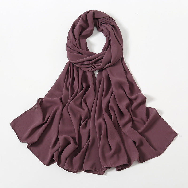 Corner Cathetus All-match Chiffon Headcloth Limorista