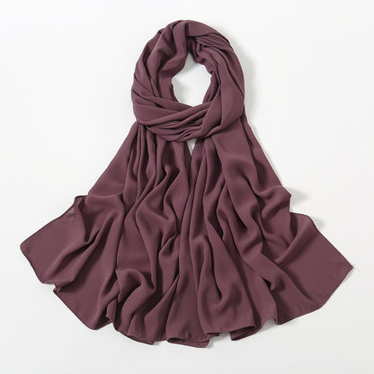 Corner Cathetus All-match Chiffon Headcloth Limorista