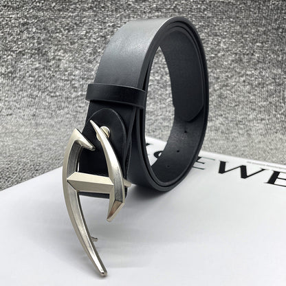 Future Sense Niche Punk Irregular Metal Belt Limorista
