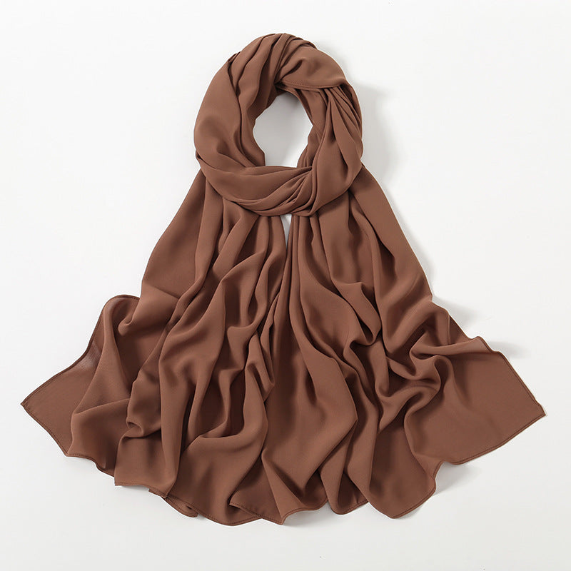 Corner Cathetus All-match Chiffon Headcloth Limorista