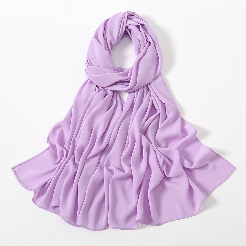 Corner Cathetus All-match Chiffon Headcloth Limorista
