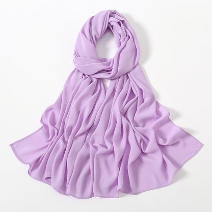 Corner Cathetus All-match Chiffon Headcloth Limorista