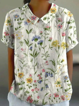 Digital Printing Loose Casual Women&