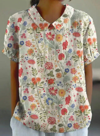 Digital Printing Loose Casual Women&