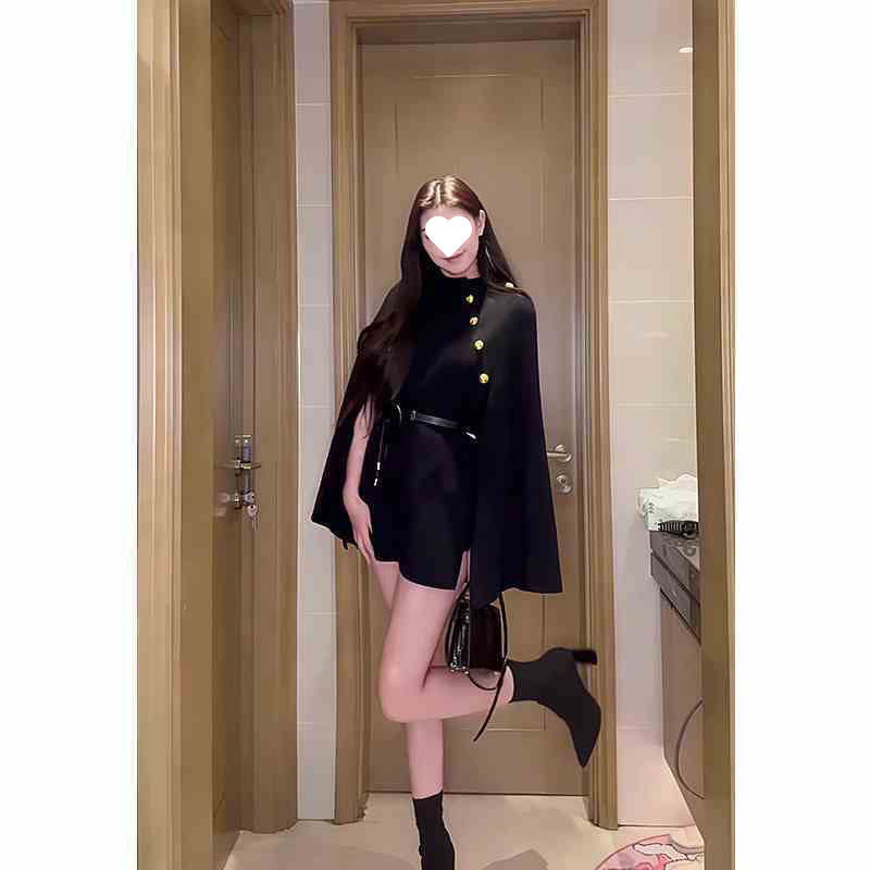 Autumn And Winter Shawl Cape Woolen Atmosphere Advanced Limorista
