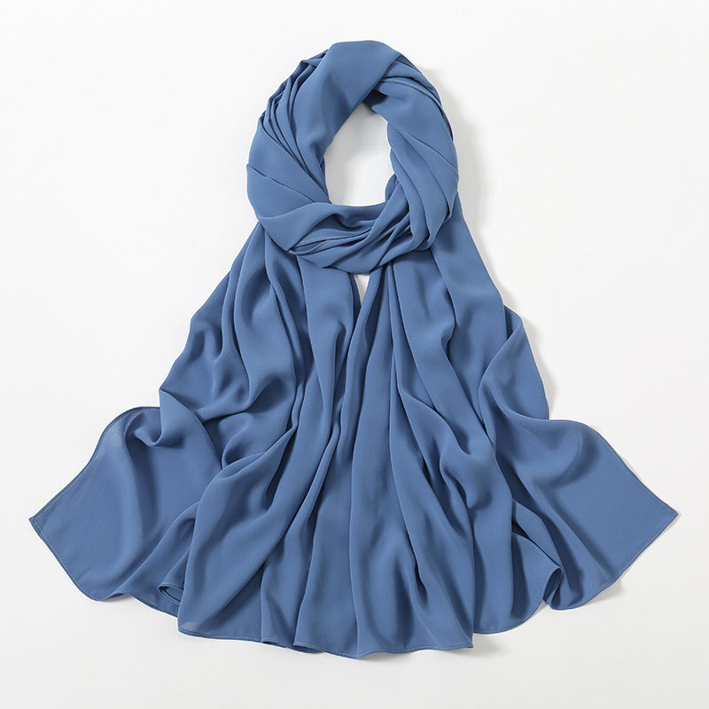 Corner Cathetus All-match Chiffon Headcloth Limorista