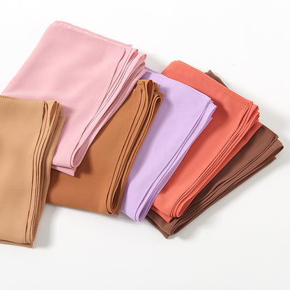 Corner Cathetus All-match Chiffon Headcloth Limorista