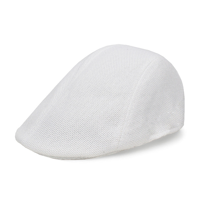 Cotton And Linen Beret Men&