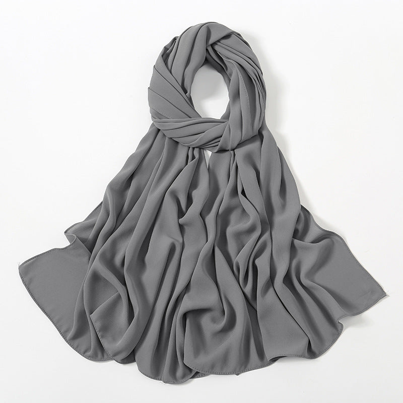 Corner Cathetus All-match Chiffon Headcloth Limorista