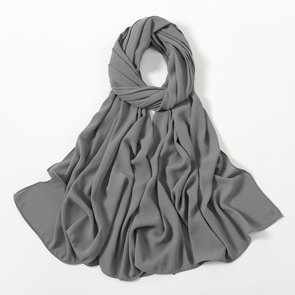 Corner Cathetus All-match Chiffon Headcloth Limorista