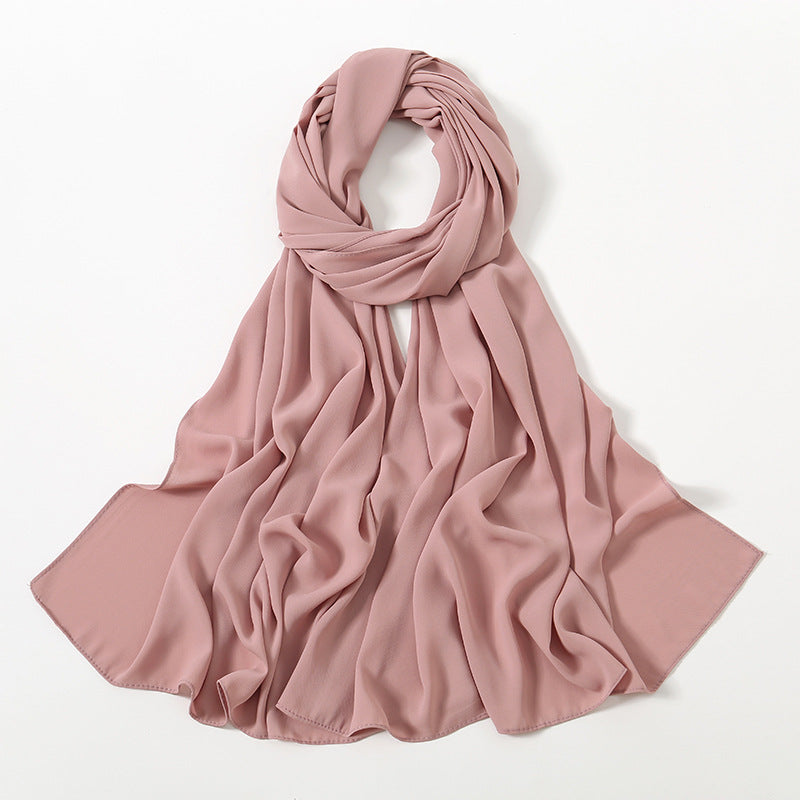 Corner Cathetus All-match Chiffon Headcloth Limorista