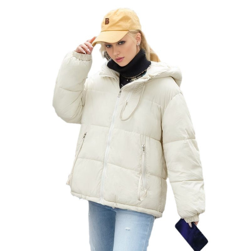 Short Hood Small Thick Fashion Cotton-padded Coat Limorista