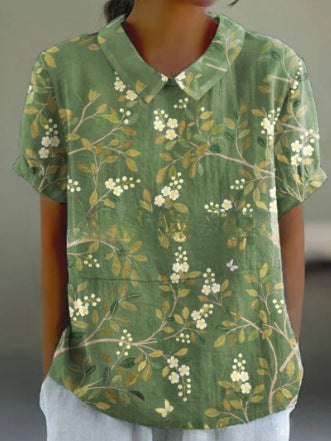 Digital Printing Loose Casual Women&