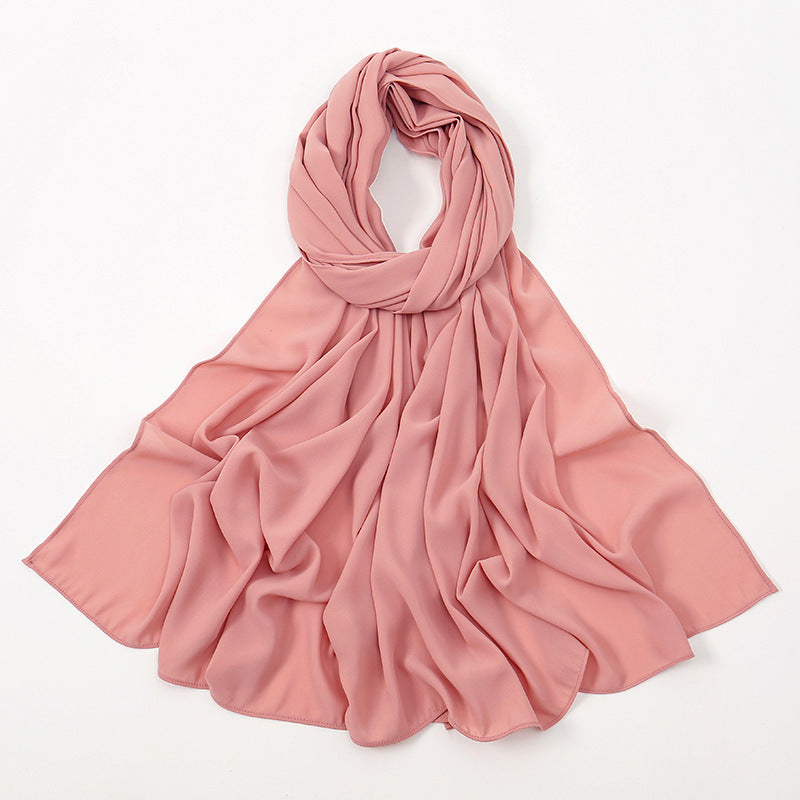 Corner Cathetus All-match Chiffon Headcloth Limorista