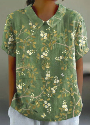 Digital Printing Loose Casual Women&