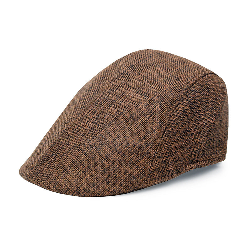 Cotton And Linen Beret Men&