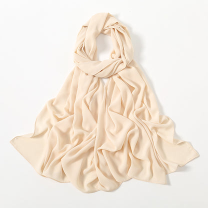 Corner Cathetus All-match Chiffon Headcloth Limorista