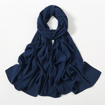 Corner Cathetus All-match Chiffon Headcloth Limorista