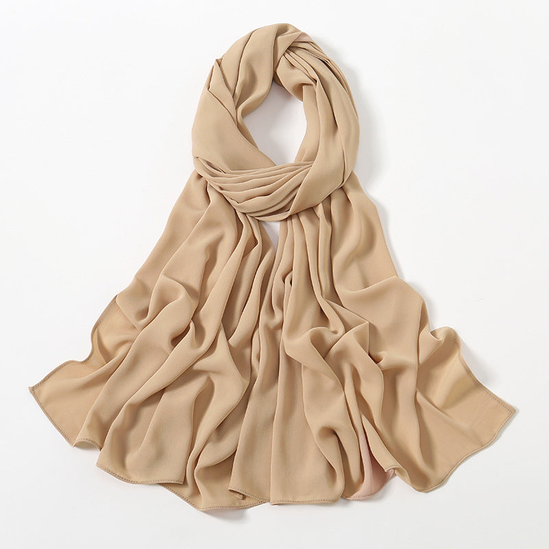 Corner Cathetus All-match Chiffon Headcloth Limorista