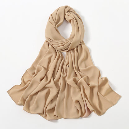 Corner Cathetus All-match Chiffon Headcloth Limorista