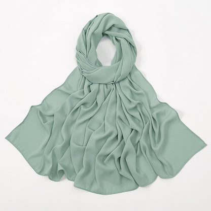 Corner Cathetus All-match Chiffon Headcloth Limorista