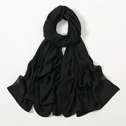 Corner Cathetus All-match Chiffon Headcloth Limorista