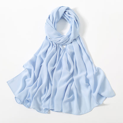 Corner Cathetus All-match Chiffon Headcloth Limorista