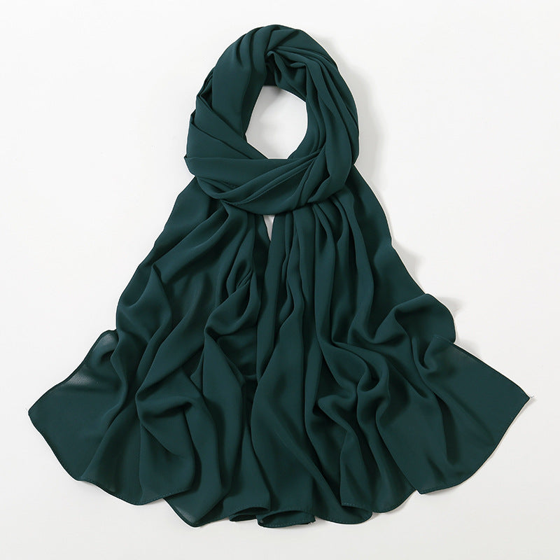 Corner Cathetus All-match Chiffon Headcloth Limorista