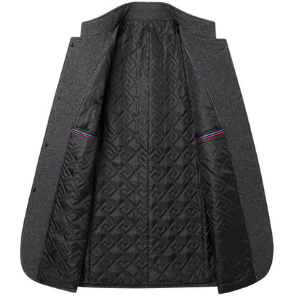 Standing Collar Middle-aged Men&