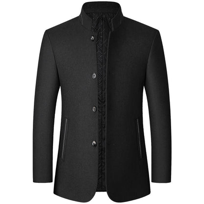 Standing Collar Middle-aged Men&