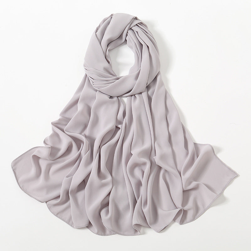 Corner Cathetus All-match Chiffon Headcloth Limorista