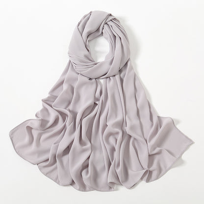 Corner Cathetus All-match Chiffon Headcloth Limorista