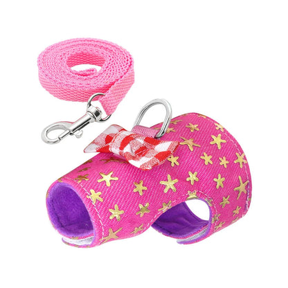 Limorista | Bowknot Ferret Chest Harness with Leash