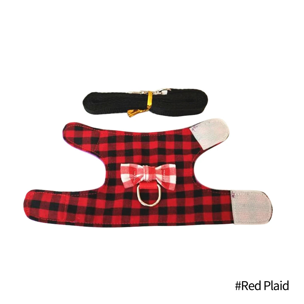 Limorista | Bowknot Ferret Chest Harness with Leash
