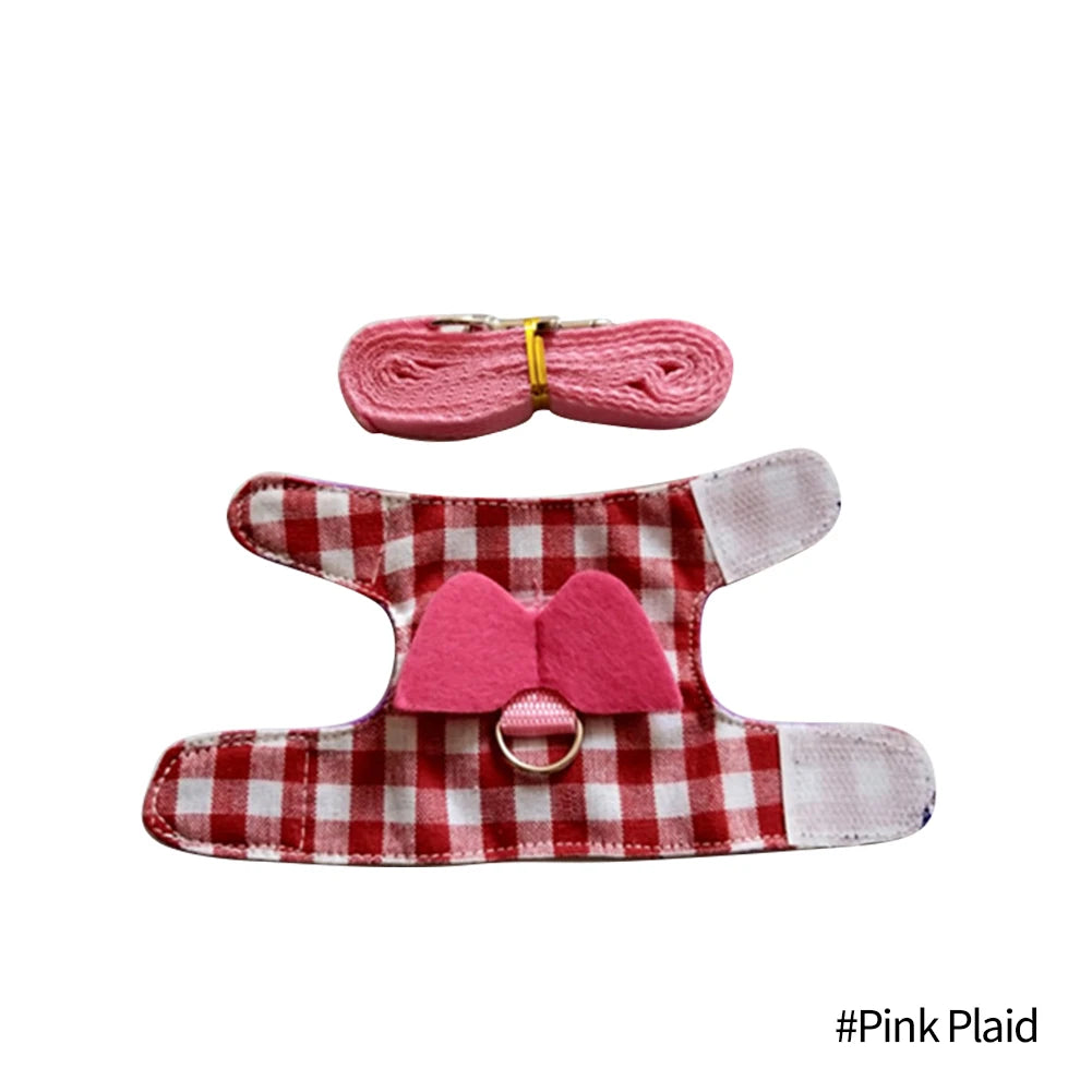 Limorista | Bowknot Ferret Chest Harness with Leash