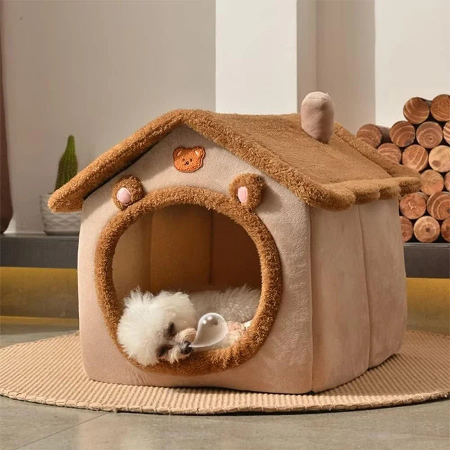Limorista | Cazmora – Foldable Luxury Pet Haven with Removable Washable Cushion Limorista
