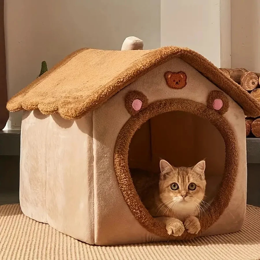 Limorista | Cazmora – Foldable Luxury Pet Haven with Removable Washable Cushion Limorista