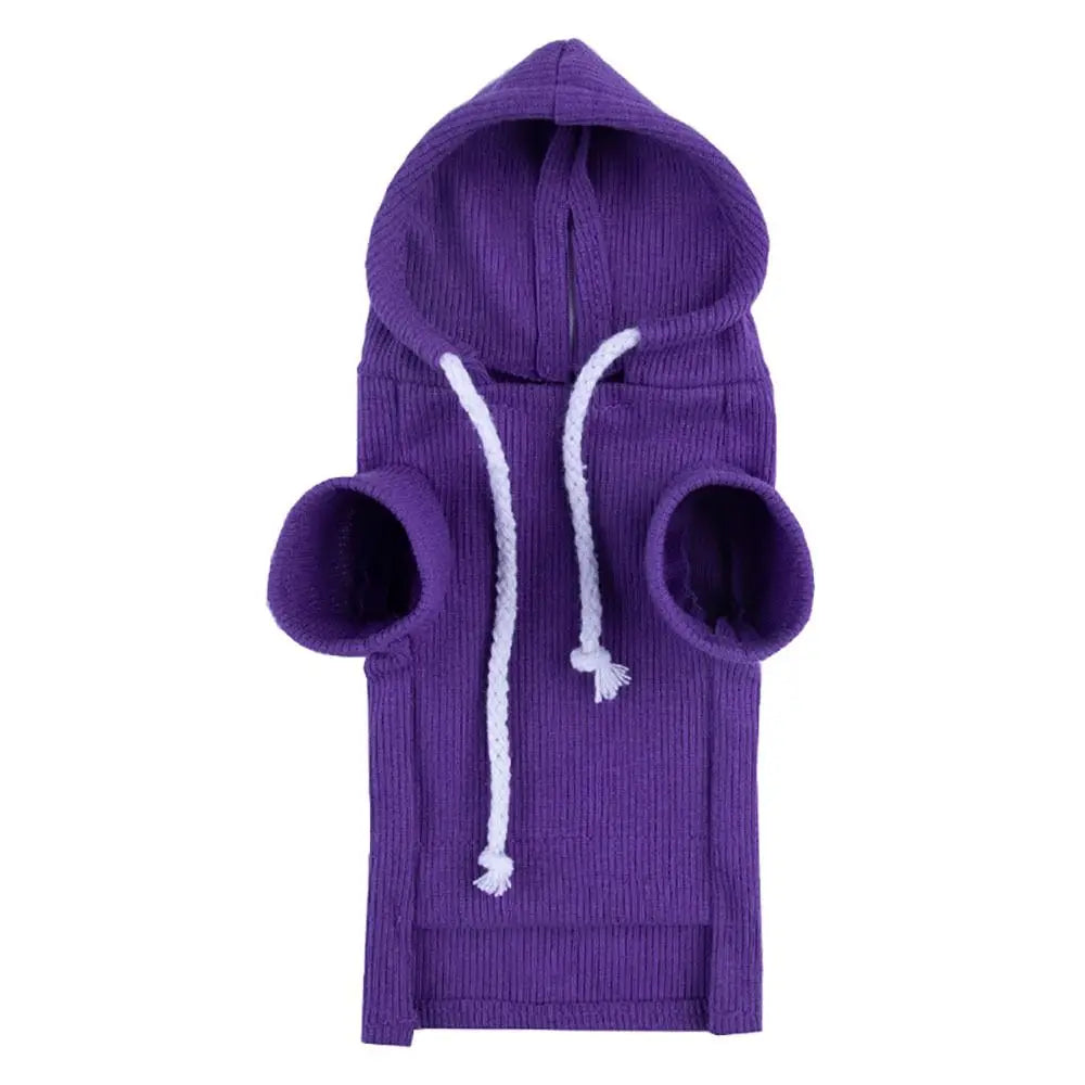 Limorista | Fluffy Ferret Hoodie – Thick Fleece Cozy Sweatshirt with Drawstring