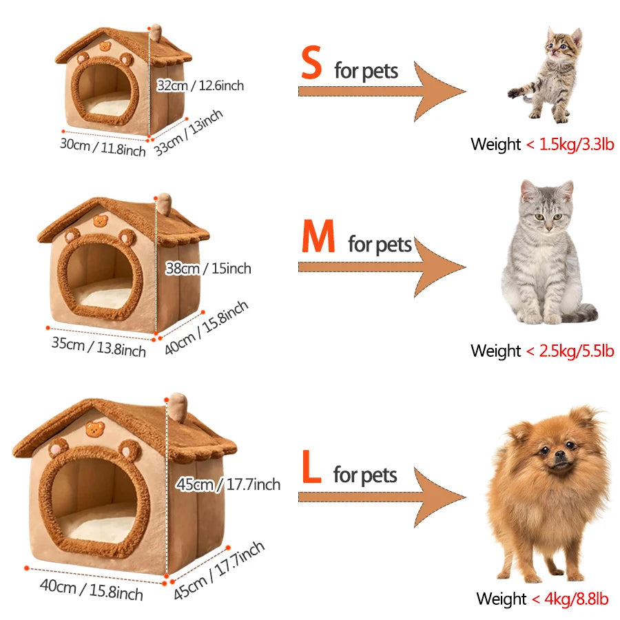 Limorista | Cazmora – Foldable Luxury Pet Haven with Removable Washable Cushion Limorista